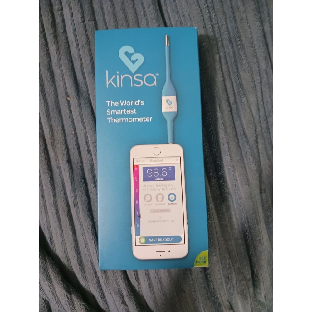 Kinsa Smart Stick Digital Thermometer Phone App Based Oral Rectal NEW